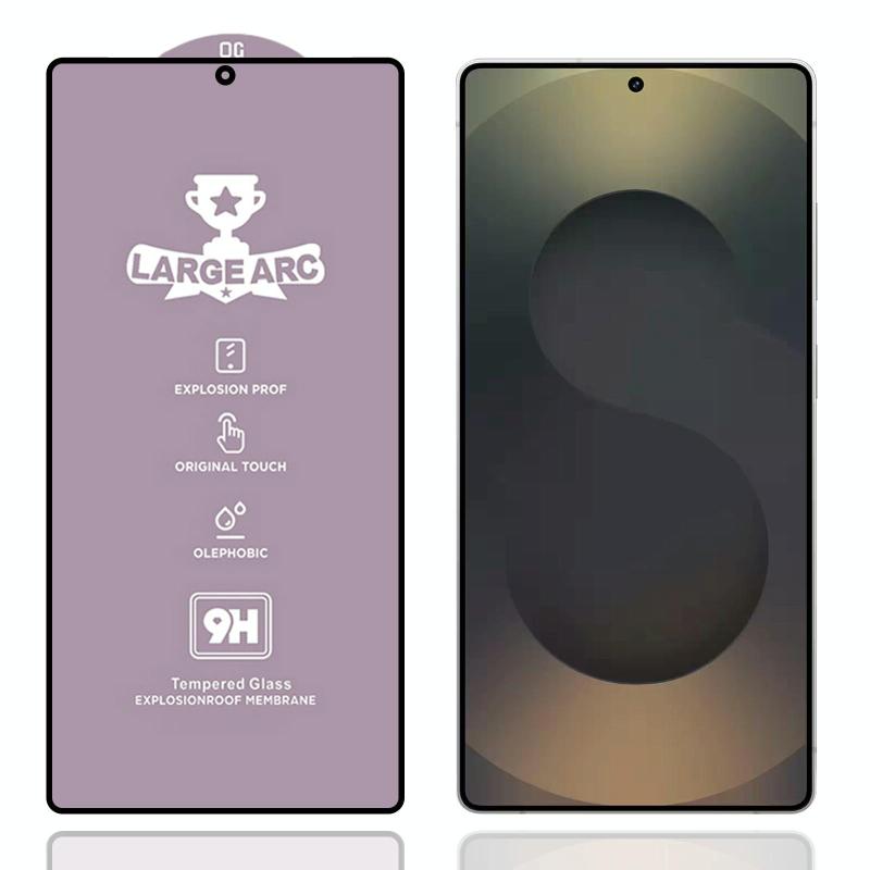 For Samsung Galaxy S25 Ultra 5G 9H 0.18mm High Aluminum Large Arc Tempered Glass Film, Support Fingerprint Unlocking
