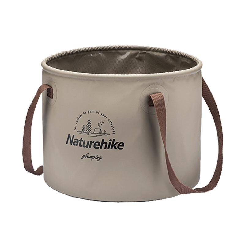 Naturehike NH20SJ040 20L PVC Outdoor Camping Foldable Water Storage Bucket (Coffee) (Naturehike)