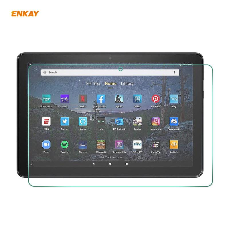 1 PCS For Amazon Fire HD 10 / HD 10 Plus 2021 ENKAY Hat-Prince 0.33mm 9H Surface Hardness 2.5D Explosion-proof Tempered Glass Protector Film (ENKAY)